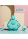 Cat Water Cup Straw Portable Strap Water Cup Water Bottle Blue