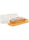 Snips Transparent &amp; Yellow Plumcake Keeper - Cake Storage Container
