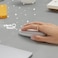 Logitech Pebble Mouse 2 M350s Slim Bluetooth Wireless Mouse with Customizable Button, Tonal White