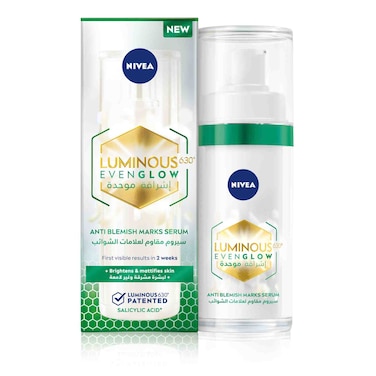NIVEA Luminous 360 Even Glow Anti-Blemish Marks Face Serum 30ml