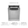 Electrolux Freestanding Dishwasher, 15 Place Settings, 8 Programs, Inverter Motor, Fully Automatic and Satellite Clean Technology, Sensor Control, Quiet and Silent, Made in Italy, Silver, ESZ89300SX