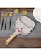 DICKIS Nonstick2-Cup Egg Frying Pan,3 Section Square Grill Non Stick Egg Cooker Pan for Breakfast, for Gas Stove &amp; Induction