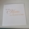 Elegant White and gold Mum Mother's day card