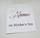 Elegant White and gold Mama Mother's day card
