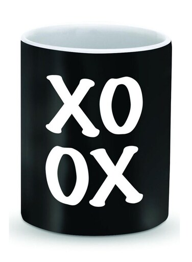 Premium Xoxo Designer Mug Black/White
