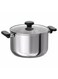 with lid clear glass stainless steel 5 l