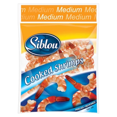 Siblou Medium Cooked Shrimps, 400g