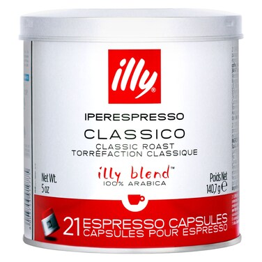 Illy Classico Classic Roast Espresso Coffee Capsule 21 Capsules, 140.7g