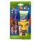 Firefly Toothbrush Pack of 2 with Beaker and Toothpaste Assorted 75ml