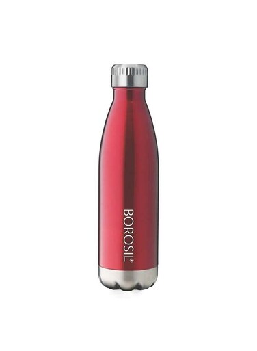 Vacuum Insulated Copper Coated Inner Trans Bolt Water Bottle, Sports Bottle, Yoga Bottle, Outdoor, Portableleak Proof, Reusable Water Bottle Red, 750 Ml, Fgbol0750Rd