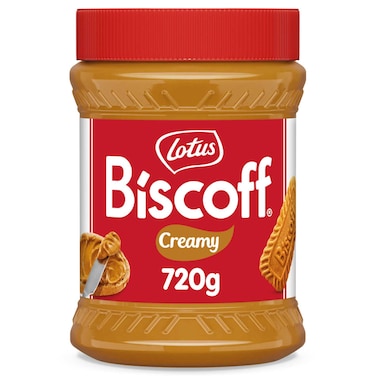 Lotus Biscoff Smooth Creamy Spread, 720g