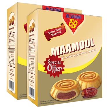 Al-Seedawi Dates Filled Maamoul, 336g Pack of 2
