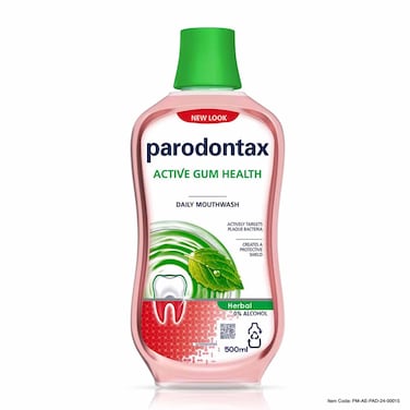 Parodontax Active Gum Health Daily Mouthwash Herbal 500ml