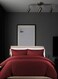 6-Piece Queen Duvet Cover Bedding Set &acirc;&euro;&ldquo; Duvet Cover(220x240cm), Fitted Sheet(150x200+30cm) &amp; 4 Pillowcases(53x75cm),color - Maroon