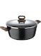 BERGNER ULTIMATE TX FORGED ALUMINUM CASSEROLE + LID 30 CM WITH HEATDOT TECHNOLOGY, INDUCTION BOTTOM, GREY COLOR, BG36174GY
