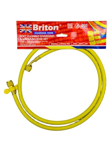 Briton Single Charging Hose For R410a Refrigerant Gas - Soft Flexible Charging &amp; Vaccum Hose