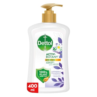 Dettol Activ-Botany Liquid Handwash, Lavender &amp; Chamomile Scent, 400ml