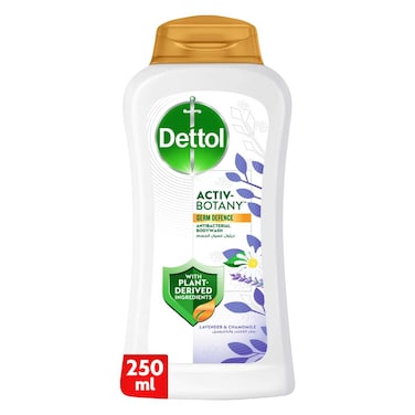 Dettol Activ-Botany Shower Gel &amp; Body Wash, Lavender &amp; Chamomile Scent, 250ml