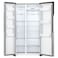 LG Side By Side Door Refrigerator GRFB587PQAM Silver 509L