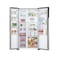 LG Side By Side Door Refrigerator GRFB587PQAM Silver 509L