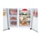 LG Side By Side Door Refrigerator GRFB587PQAM Silver 509L