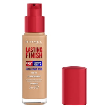 Rimmel London Lasting Finish Hydration Boost Foundation SPF 20, 170 Wheat, 30ml
