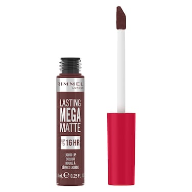 Rimmel London Lasting Mega Matte Liquid Lip Colour Lipstick, 860 Urban Affair, 7.4ml