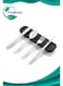 Stainless Steel Cutlery Set, 5-Piece Travel Set with Storage Case, Portable Cutlery Set, Reusable Stainless Steel Travel Cutlery Set, Suitable for Picnics, Camping and Outdoor Use (Silver)