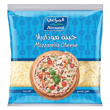 المراعي - جبنة موزاريلا كاملة الدسم، 450 غرام
