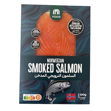 Carrefour Smoked Norway Salmon, 100g