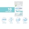 WaterWipes Sensitive+ On The Go Wipes,  3-In-1 Cleans, Cares, Protects, 99.9% Water, Unscented Wet Wipes, 10 Count