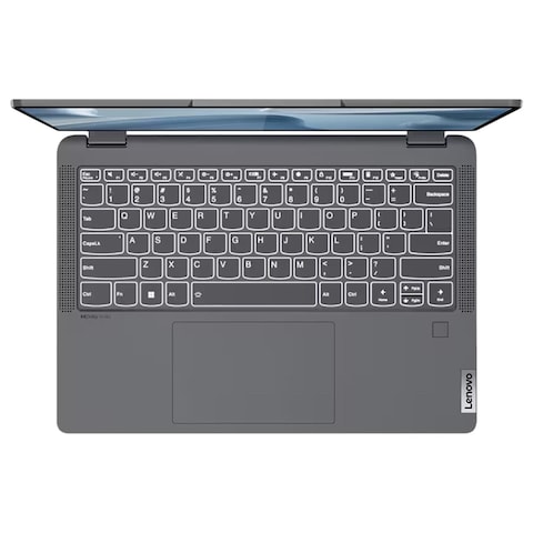 لينوفو لابتوب أيدياباد فلكس 5 14IAU7 2 في 1 مع شاشة 14 بوصة ومعالج كور i7 وذاكرة وصول عشوائي 16 غيغا ومحرك أقراص SSD 512 غيغا وبطاقة رسومات إنتل آيريس إكس إي - رمادي عاصف