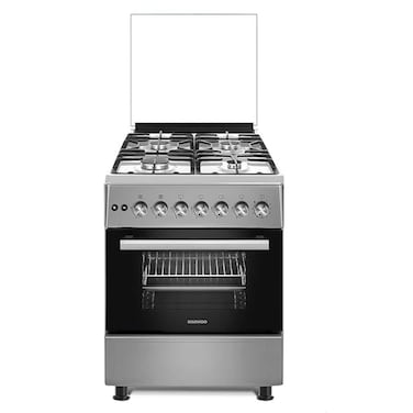 Daewoo Gas Cooker 60x60cm , Cast Iron Grid, Spacious Oven Capacity, Manual Ignition,DGC,665BSF , Turkey , 1 Year Warranty