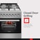 Daewoo 60x60cm Gas Cooker, Cast Iron Grid, Spacious Oven Capacity, Manual Ignition,DGC,665BSF, Turkey, 1 Year Warranty