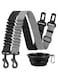 NALACAL Dog Seat Belt, 3 Piece Set, Retractable Dog Car Harness Adjustable Dog Seat Belt for Vehicle Nylon Pet Safety Seat Belts Heavy Duty &amp; Elastic Safety Restraint, No Chew Tether Cable