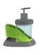 Yubiso Sink Caddy 2In1 Storage Solution 15X15X10.5 cm Green &amp; Grey