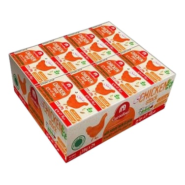 Carrefour Organic Chicken Stock with Natural Herbs and Spices, 18g Pack of 24