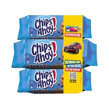 Chips Ahoy Original Chocolate Chip Cookies, 128g Pack of 3