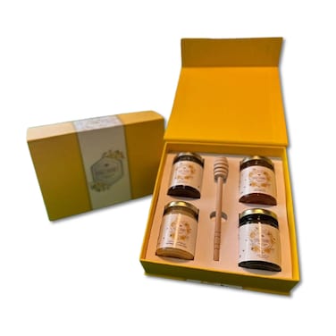 Gift Box Raw Honey 150gx4