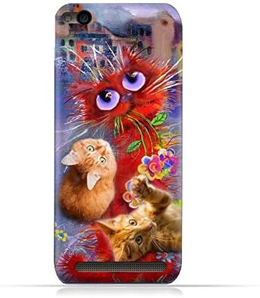 Generic Xiaomi Redmi Note 5A TPU Silicone Protective Case With Adorable Cute Cats Design