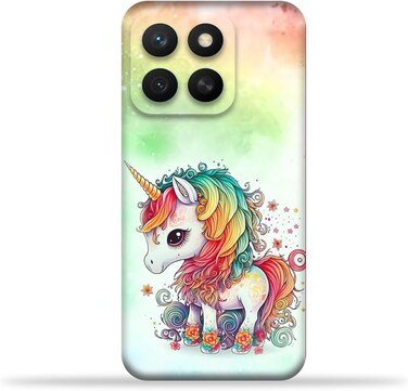 غطاء خلفي للهاتف المحمول من مادة TPU متوافق مع هاتف Honor X8c بتصميم رقم 8