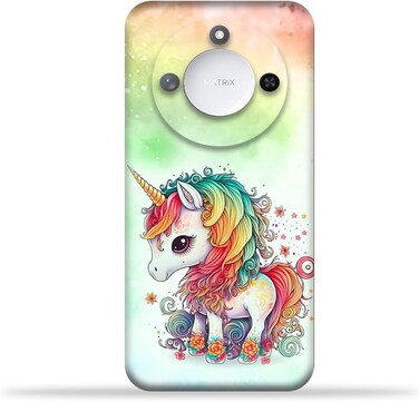 غطاء خلفي للهاتف المحمول من مادة TPU متوافق مع هاتف Honor X60 5G بتصميم رقم 8