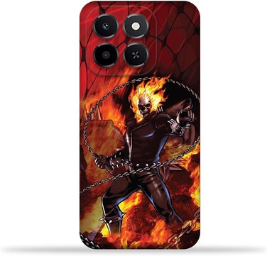 غطاء خلفي للهاتف المحمول من مادة TPU متوافق مع هاتف Honor X6c 4G بتصميم رقم 7