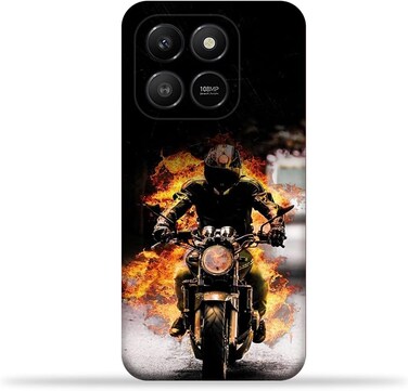غطاء خلفي للهاتف المحمول من مادة TPU، متوافق مع هاتف Honor X7d 4G، بتصميم رقم 6.