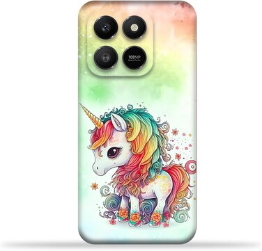 Generic TPU Mobile Back Case Cover Compatible With Honor X7d 4G With Design 08