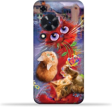 Generic TPU Mobile Back Case Cover Compatible With Huawei nova Y72 With Design 17