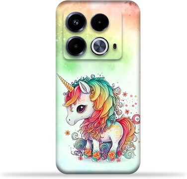Generic TPU Mobile Back Case Cover Compatible With Infinix Note 40 (LTE/4G) With Design 08