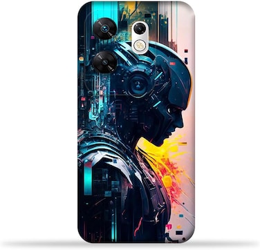 غطاء خلفي للهاتف المحمول من مادة TPU، متوافق مع هاتف Infinix Zero 30 4G، بتصميم رقم 04
