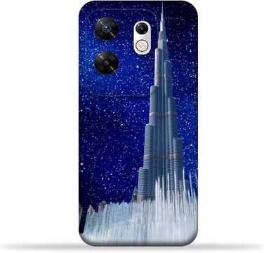 غطاء خلفي للهاتف المحمول من مادة TPU متوافق مع هاتف Infinix Zero 30 4G بتصميم رقم 11