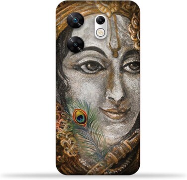 غطاء خلفي للهاتف المحمول من مادة TPU، متوافق مع هاتف Infinix Zero 30 4G، بتصميم اللورد كريشنا.